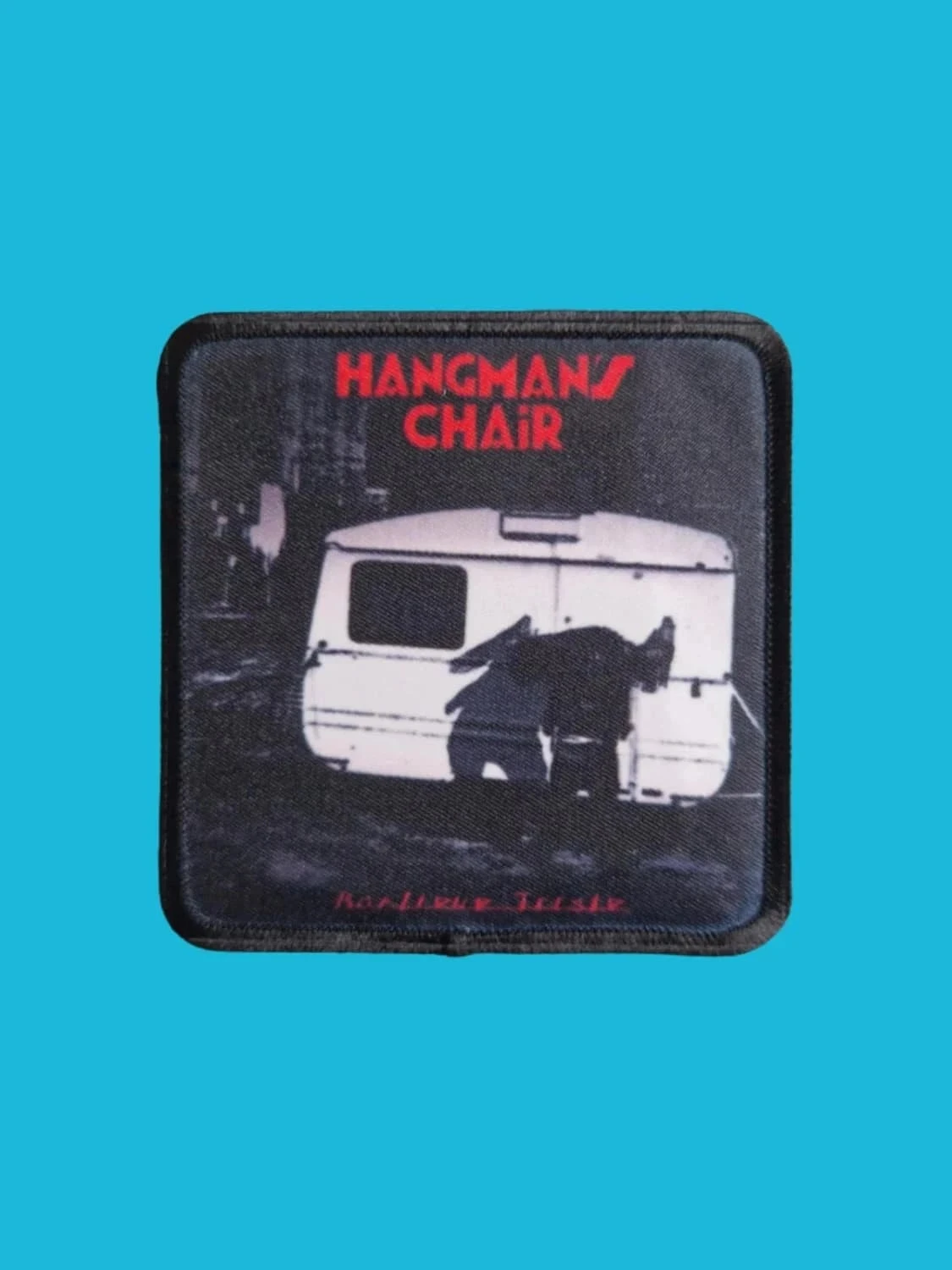 Patch Hangman's Chair - Banlieue Triste - Imprimé - Carré de 7,5 x 7,5 centimètres